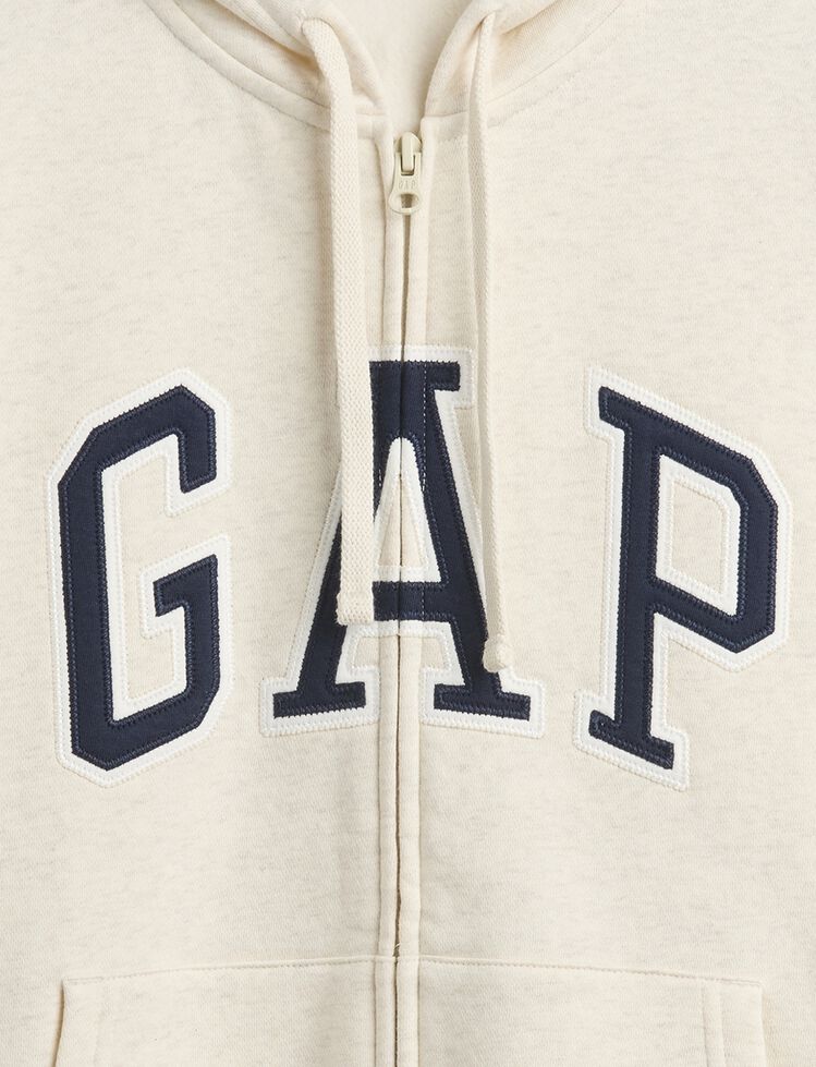 Relaxed Gap Logo Zip Hoodie relaxed gap logo zip hoodie