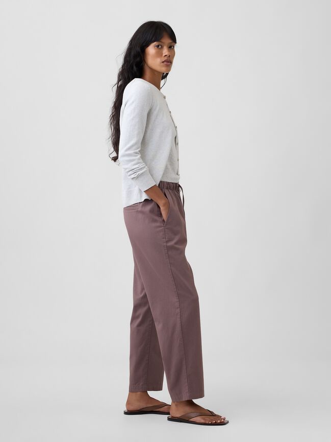 Mid Rise Easy Twill Pants gap mid rise easy twill pants