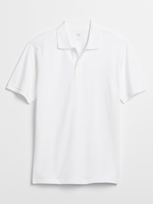 Stretch Pique Polo Shirt gap stretch pique polo shirt