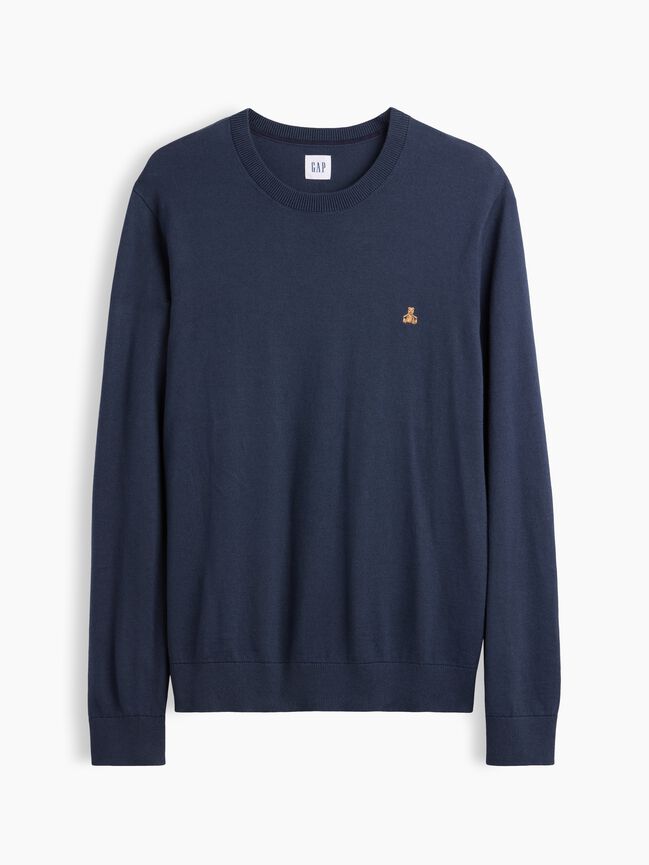 Cotton Crewneck Sweater gap cotton crewneck sweater