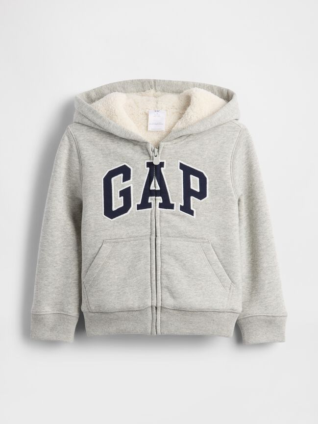 babyGap Logo Sherpa Zip Hoodie babygap logo sherpa zip hoodie