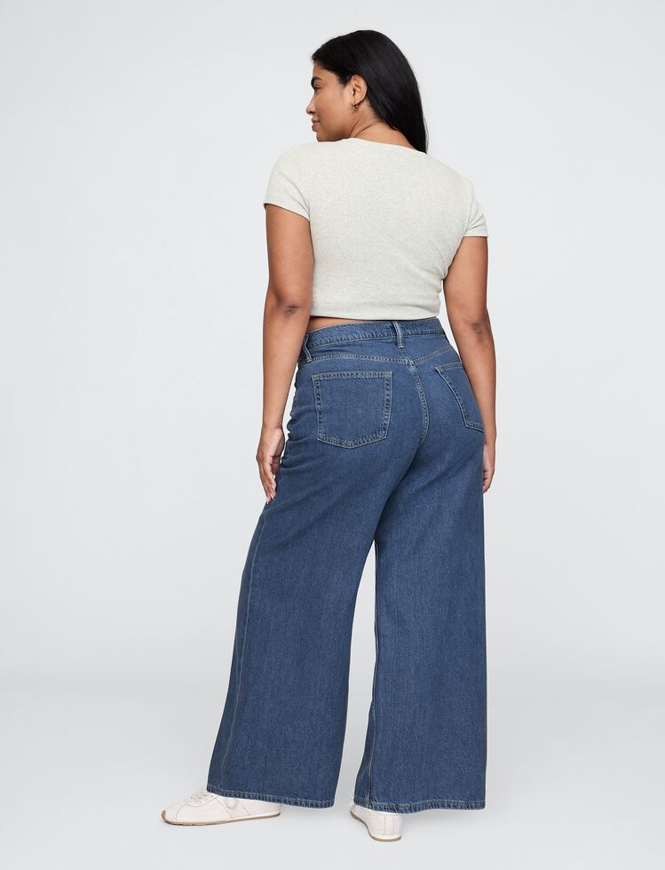 Mid Rise UltraSoft Baggy Jeans gap mid rise ultrasoft baggy jeans