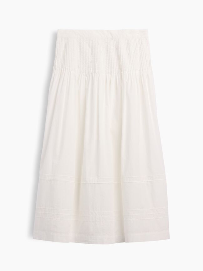 Poplin Pintuck Maxi Skirt gap poplin pintuck maxi skirt