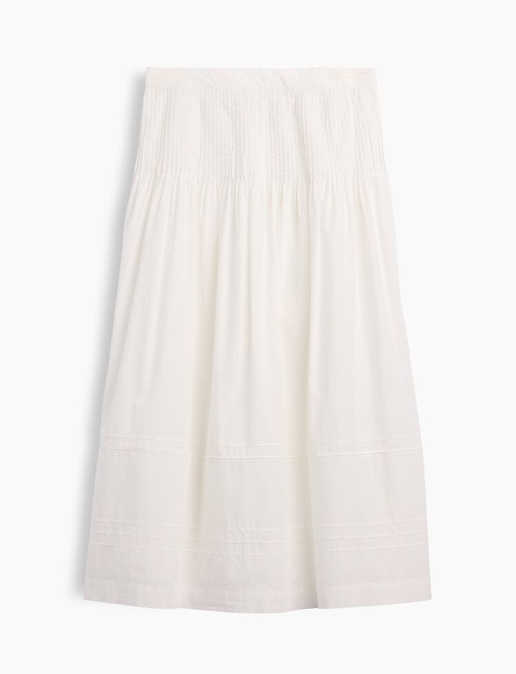Poplin Pintuck Maxi Skirt gap poplin pintuck maxi skirt