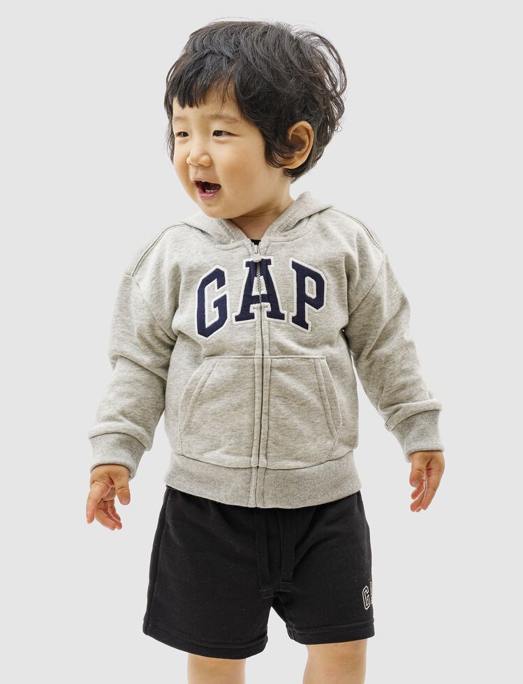 babyGap Relaxed Logo Zip Hoodie babygap relaxed logo zip hoodie