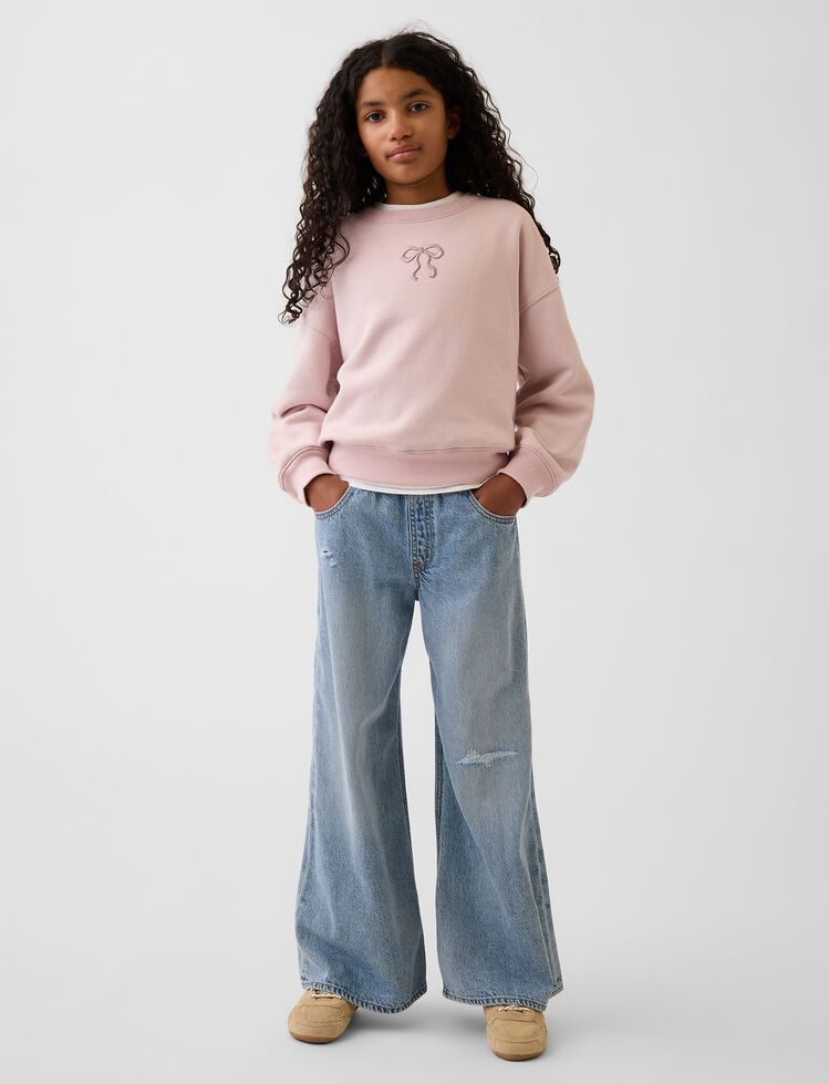 Kids VintageSoft Wedge Sweatshirt gap kids vintagesoft wedge sweatshirt