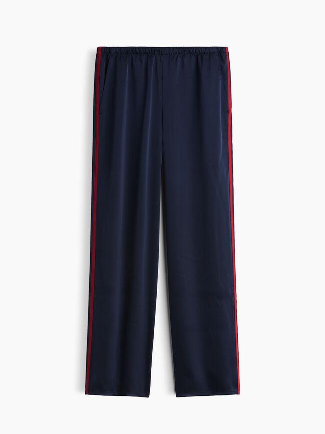 Satin Straight-Leg Pants gap satin straight leg pants