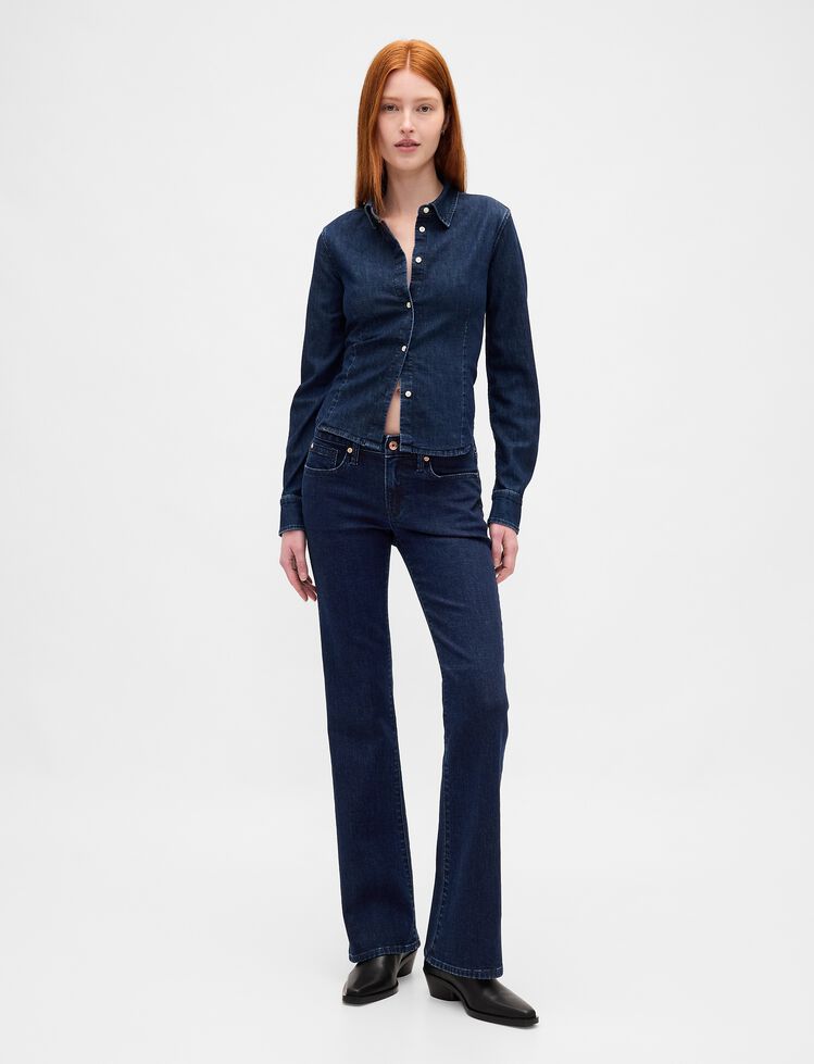 Low Rise Long & Lean Jeans gap low rise long lean jeans