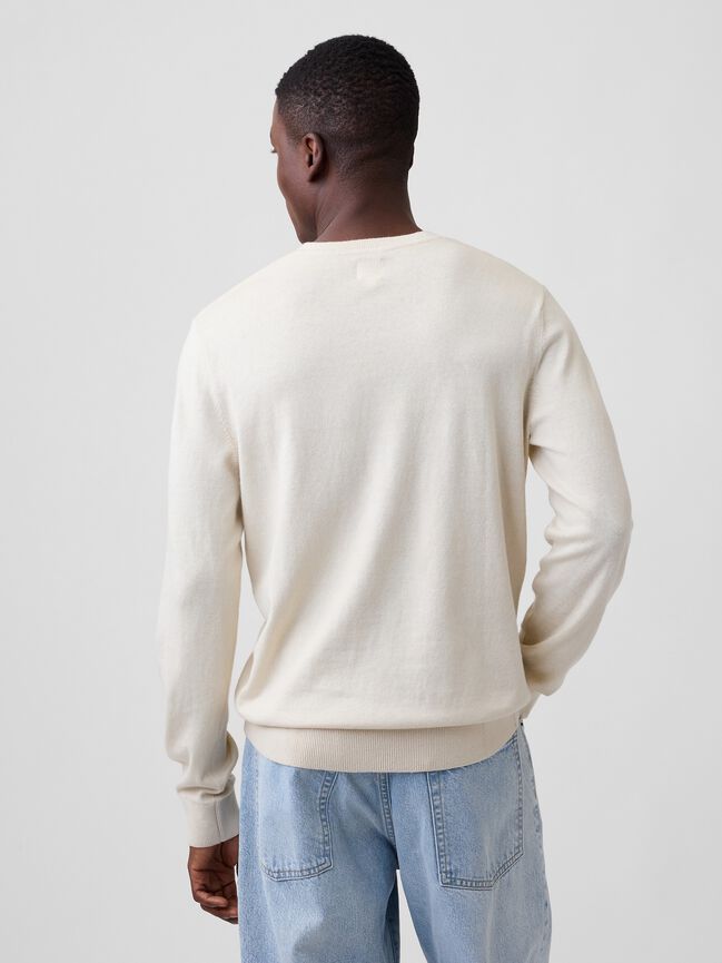 Cotton Crewneck Sweater gap cotton crewneck sweater