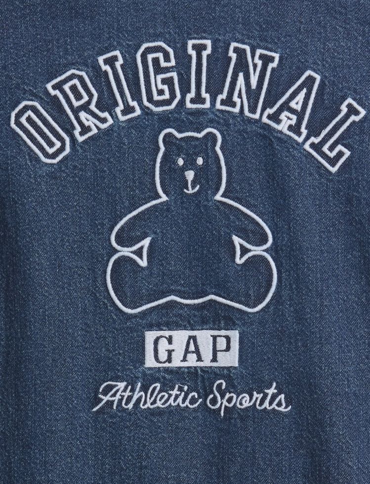 Baby Denim Gap Logo Shorty One-Piece baby denim gap logo shorty one piece