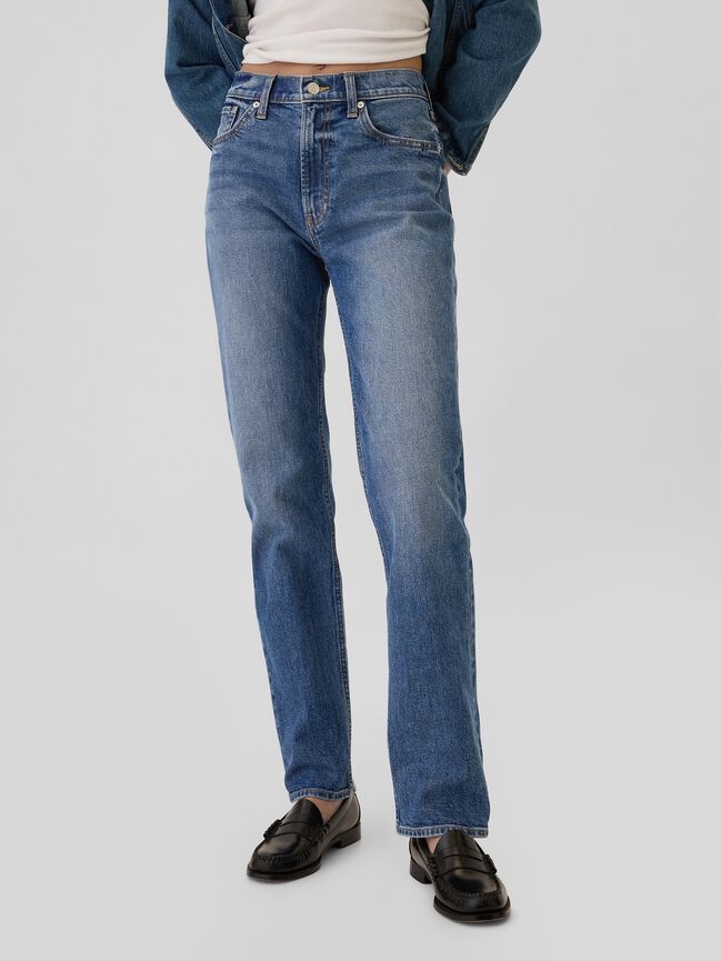 High Rise '90s Original Straight Jeans gap high rise 90s original straight jeans