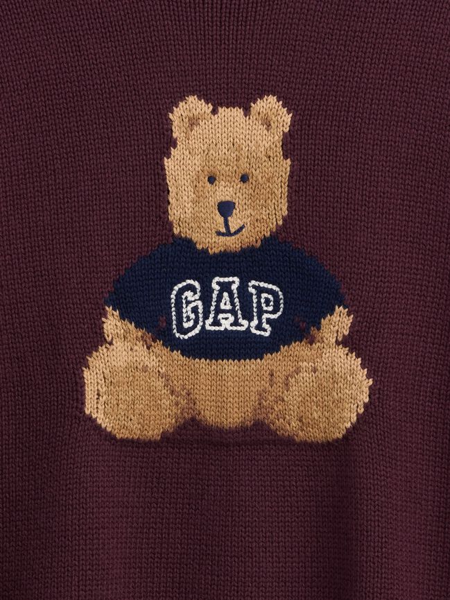 بلوفر برقبة مطوية من قطن 100% gap بلوفر برقبة مطوية من قطن 100