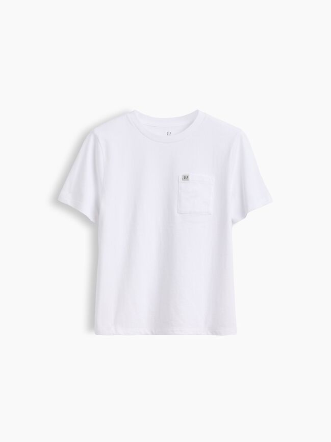 Kids Logo Pocket T-Shirt gap kids logo pocket t shirt