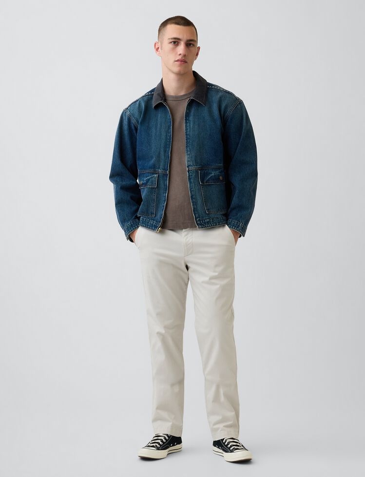 Modern Straight Khakis gap modern straight khakis