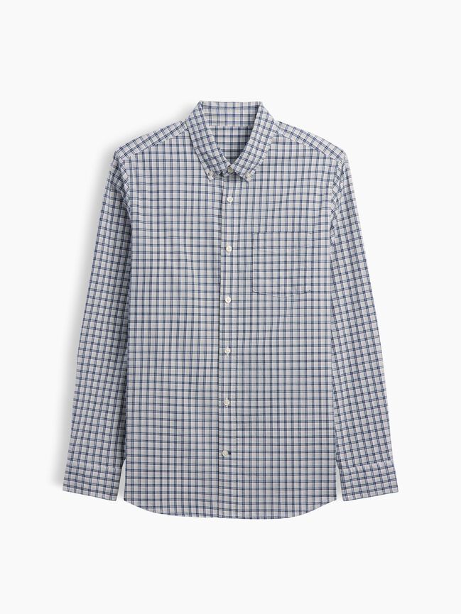 Stretch Poplin Shirt in Standard Fit gap stretch poplin shirt in standard fit