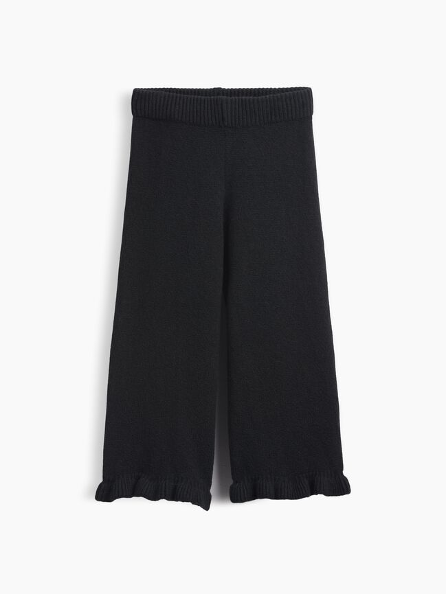 CashSoft Ruffle Wide-Leg Pants gap cashsoft ruffle wide leg pants