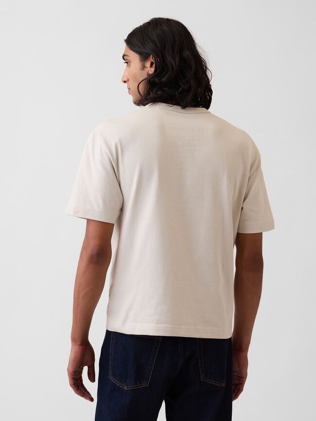 Adult Heavyweight Crop T-Shirt gap adult heavyweight crop t shirt