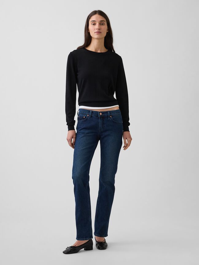 Low Rise '90s Slim Straight Jeans gap low rise 90s slim straight jeans