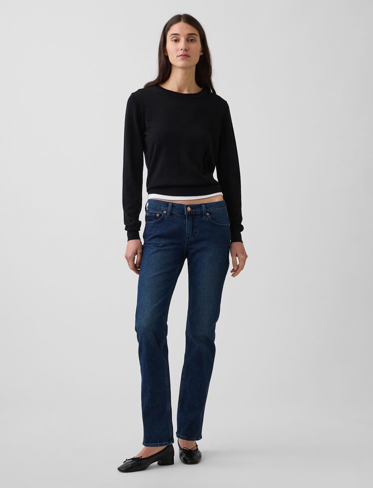 Low Rise '90s Slim Straight Jeans gap low rise 90s slim straight jeans