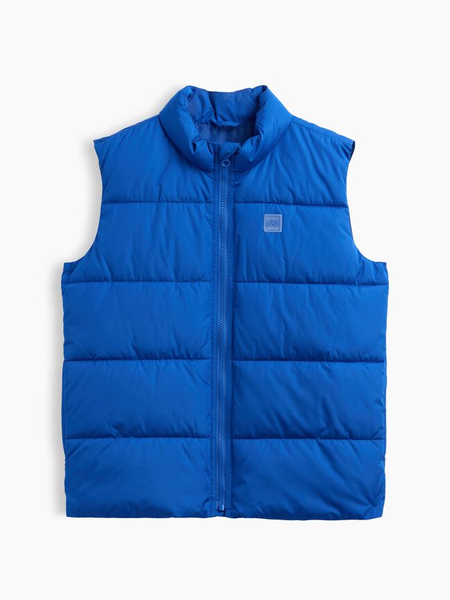 Kids Relaxed Puffer Vest gap kids relaxed puffer vest