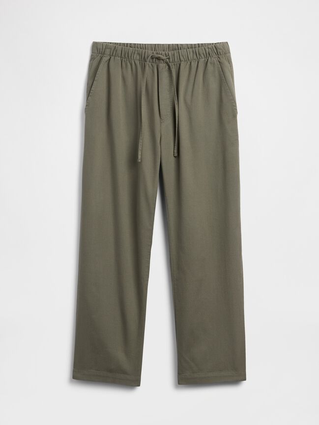 Mid Rise Easy Twill Pants gap mid rise easy twill pants