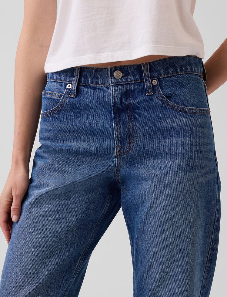 Mid Rise Straight Taper Jeans gap mid rise straight taper jeans