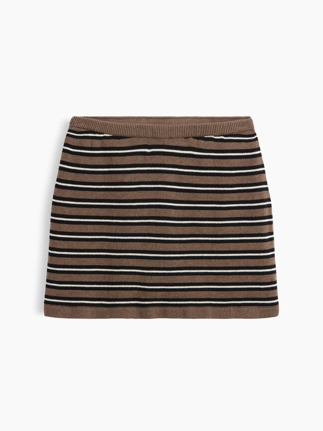 100% Cotton Stripe Sweater Mini Skort gap 100 cotton stripe sweater mini skort