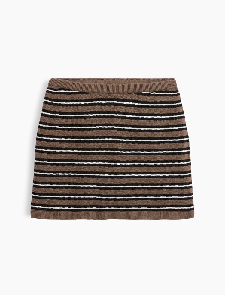 100% Cotton Stripe Mini Sweater Skort gap 100 cotton stripe mini sweater skort