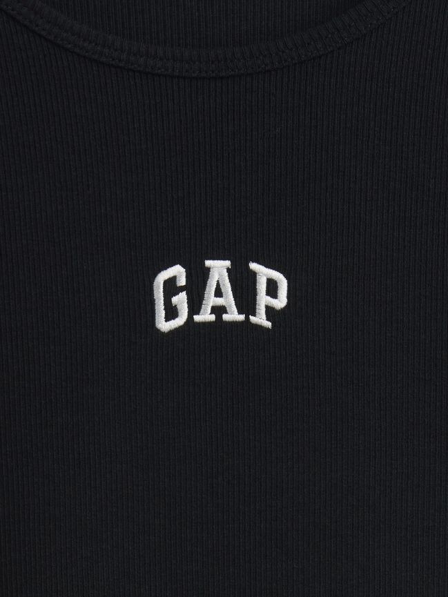 Modern Rib Gap Logo T-Shirt modern rib gap logo t shirt