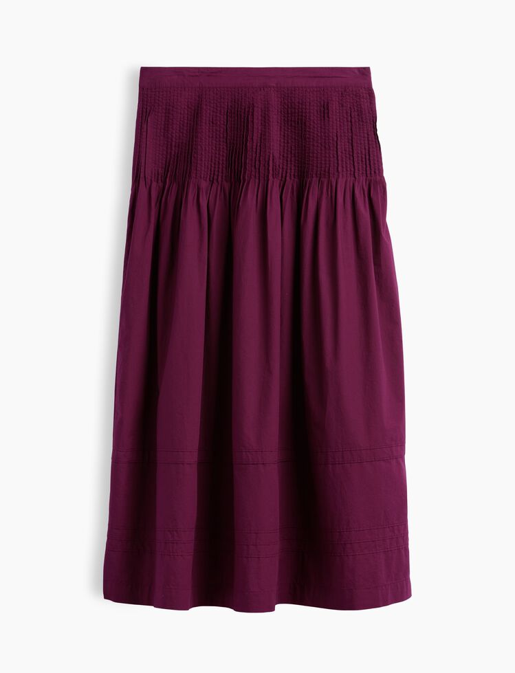 Poplin Pintuck Maxi Skirt gap poplin pintuck maxi skirt