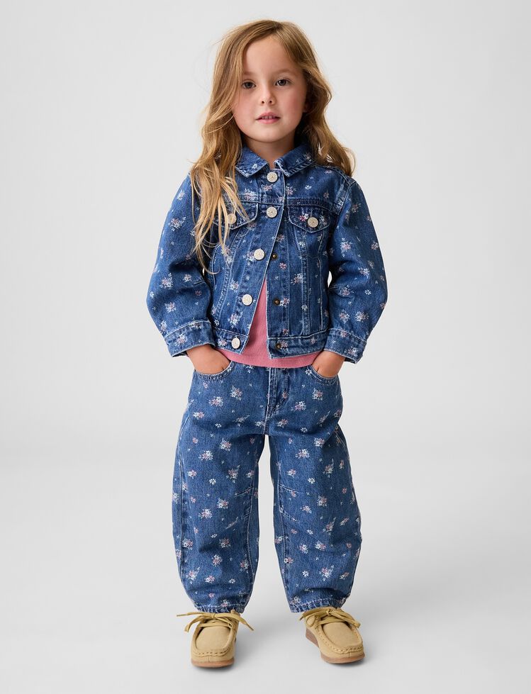 Baby & Toddler Floral Horseshoe Jeans gap baby toddler floral horseshoe jeans