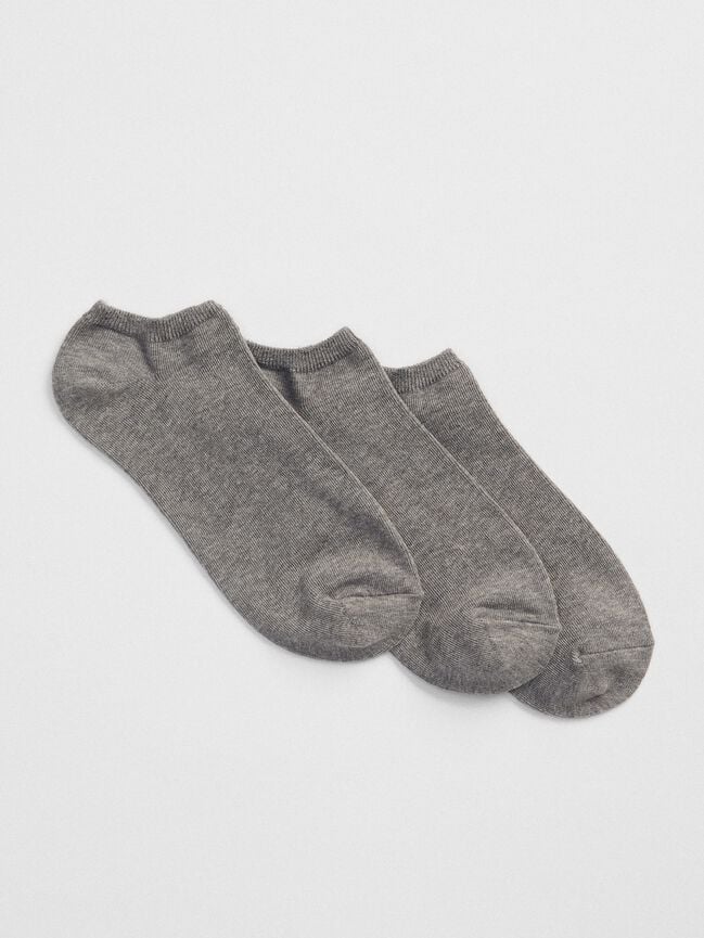 Basic Ankle Socks (3-Pack) gap basic ankle socks 3 pack