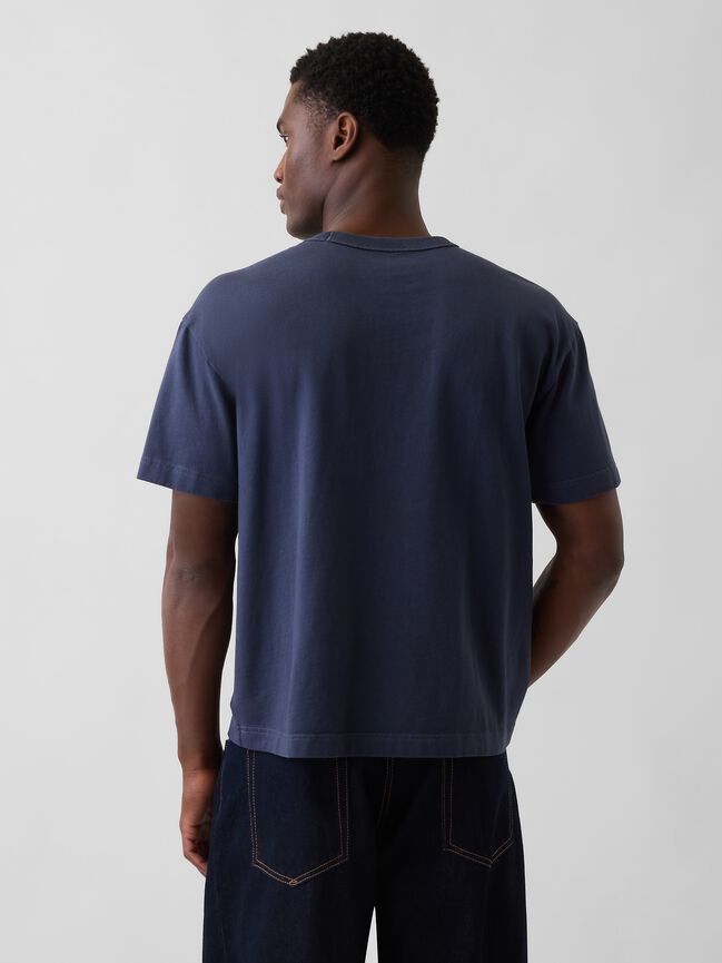 Adult Heavyweight Crop T-Shirt gap adult heavyweight crop t shirt