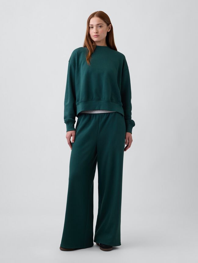 VintageSoft Oversized Split-Hem Sweatshirt gap vintagesoft oversized split hem sweatshirt