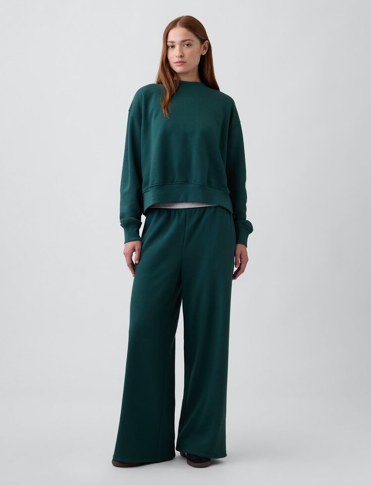 VintageSoft Oversized Split-Hem Sweatshirt gap vintagesoft oversized split hem sweatshirt