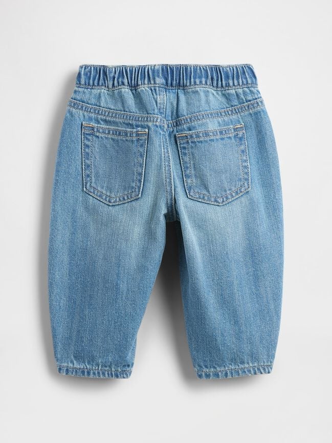 Baby Pull-on Barrel Jeans gap baby pull on barrel jeans