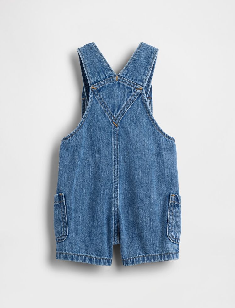 Baby Denim Shortalls gap baby denim shortalls