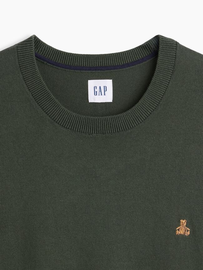 Cotton Crewneck Sweater gap cotton crewneck sweater