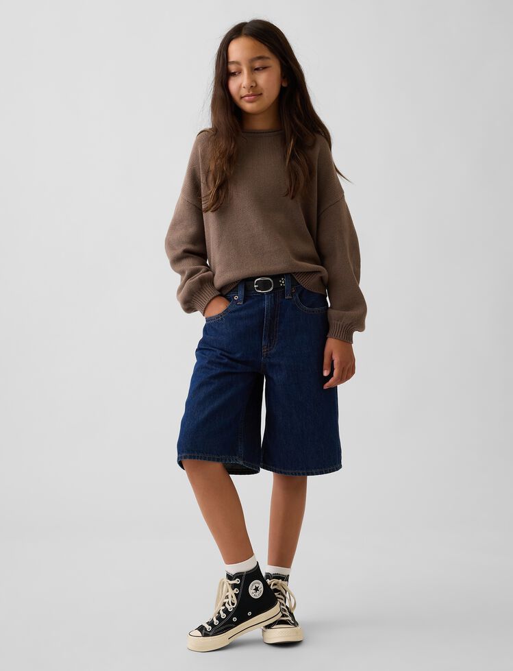 Kids Oversized Rollneck Sweater gap kids oversized rollneck sweater