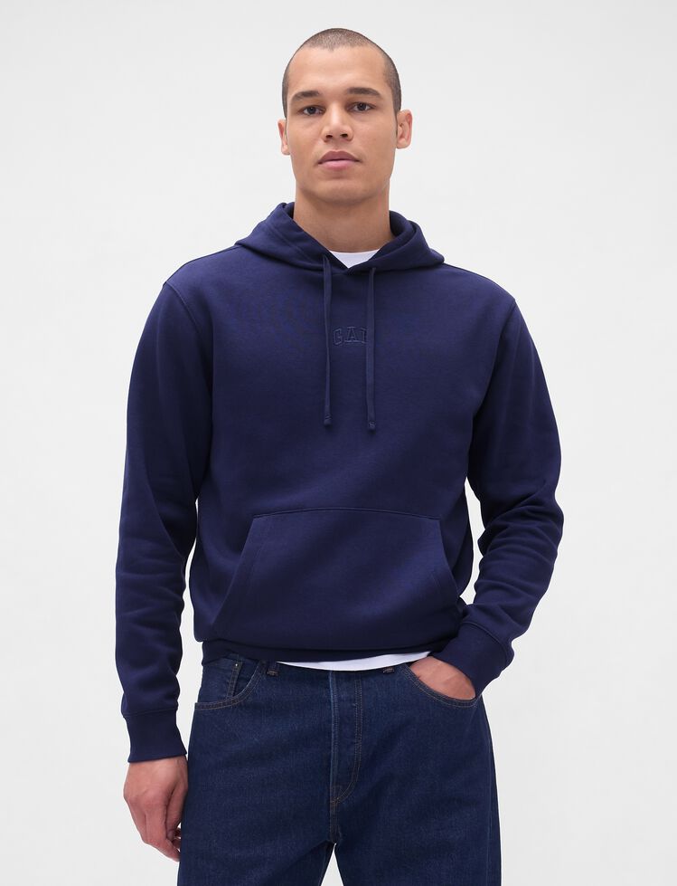 Relaxed Gap Mini-Logo Hoodie relaxed gap mini logo hoodie