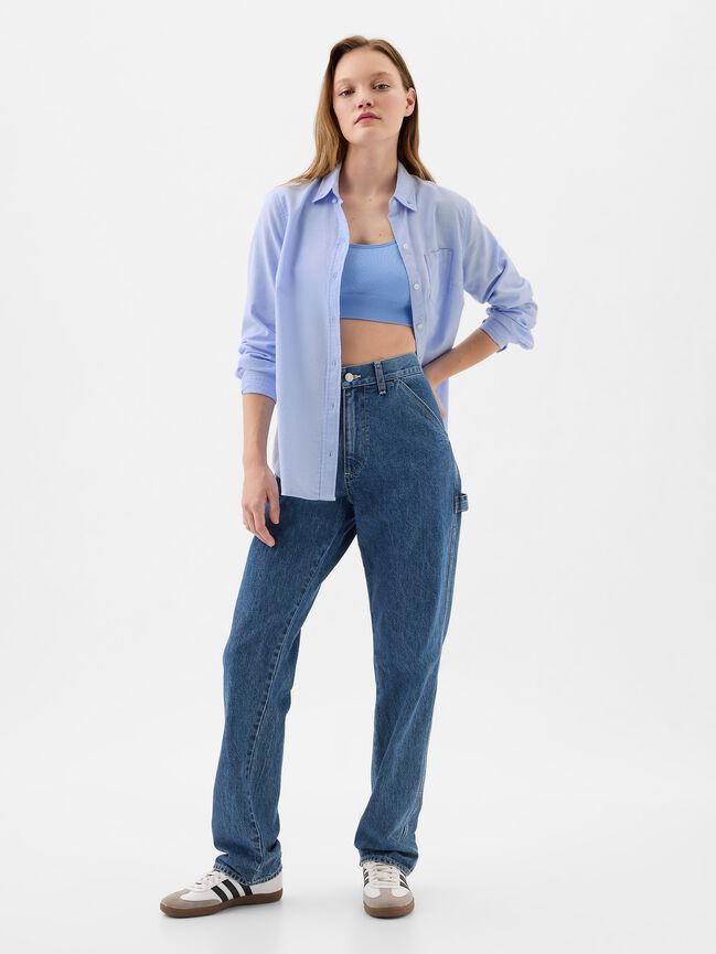 قميص أكسفورد بشعار Gap قميص أكسفورد بشعار gap
