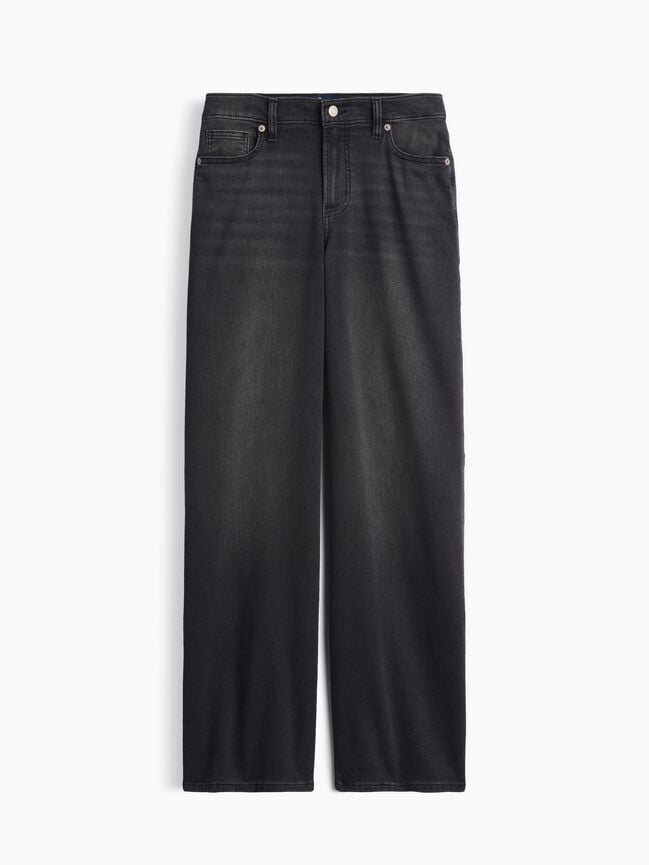 Mid Rise Wide-Leg Sweatpant Jeans gap mid rise wide leg sweatpant jeans