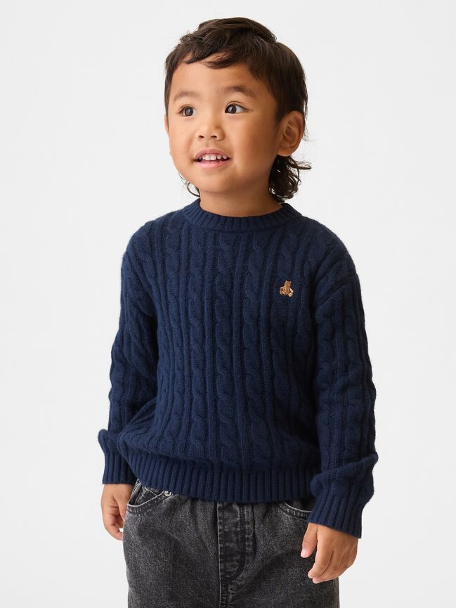 Baby & Toddler CashSoft Cable-Knit Sweater gap baby toddler cashsoft cable knit sweater