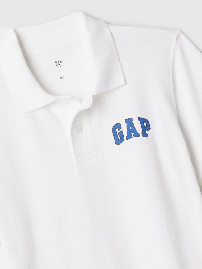 Kids Gap Logo Pique Polo Shirt kids gap logo pique polo shirt