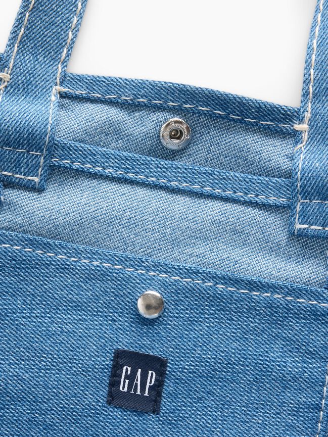 حقيبة يد صغيرة من قماش الكانفاس للأطفال بشعار Gap حقيبة يد صغيرة من قماش الكانفاس للأطفال بشعار gap