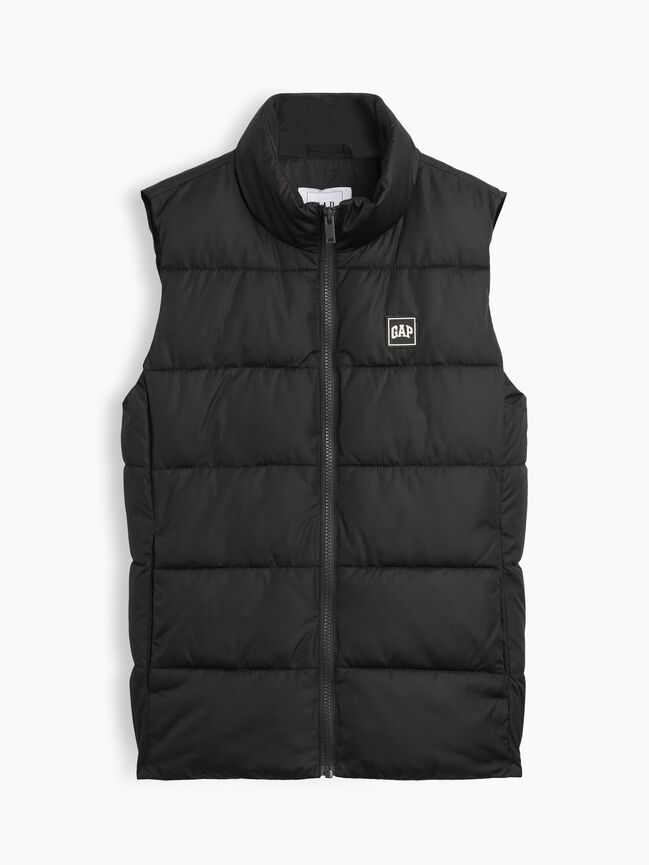 Relaxed Puffer Vest gap relaxed puffer vest