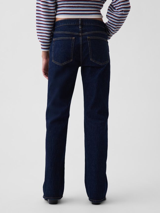Mid Rise Relaxed Flare Jeans gap mid rise relaxed flare jeans