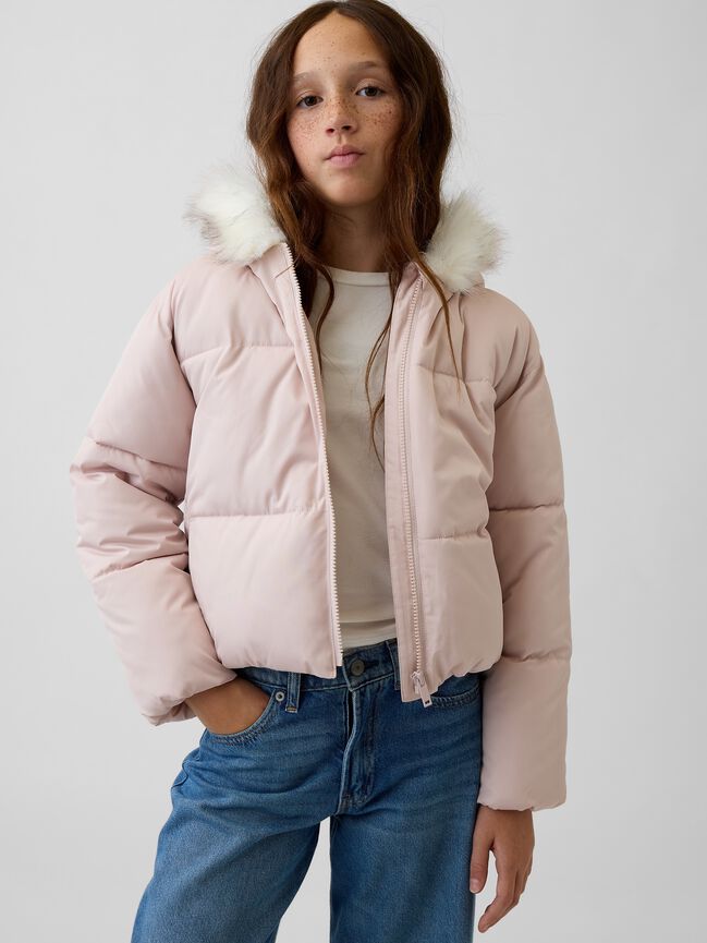 Kids Relaxed Puffer Jacket gap kids relaxed puffer jacket