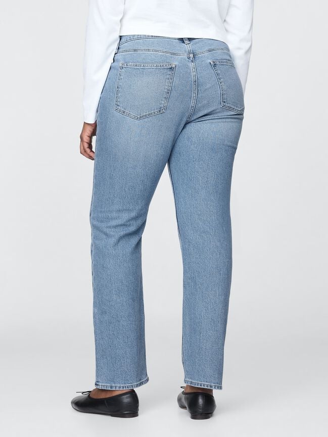 High Rise '90s Slim Straight Jeans gap high rise 90s slim straight jeans