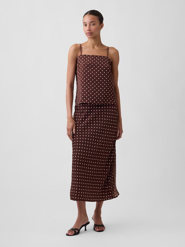 Pull-On Maxi Skirt gap pull on maxi skirt